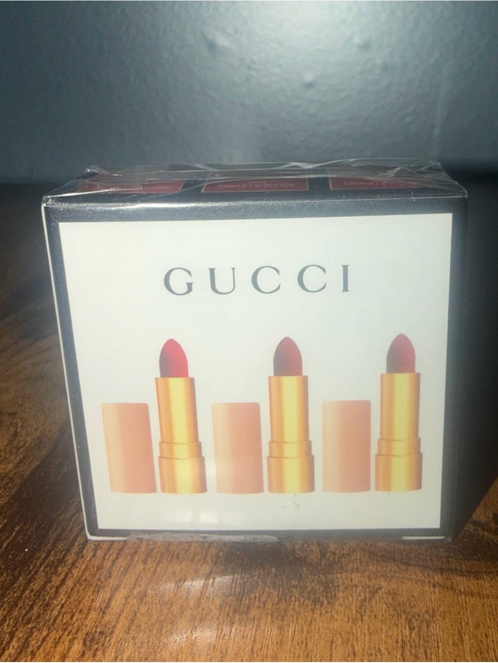 Gucci Lipstick Trio - Matte 0.35 each-NEW Sealed in Box